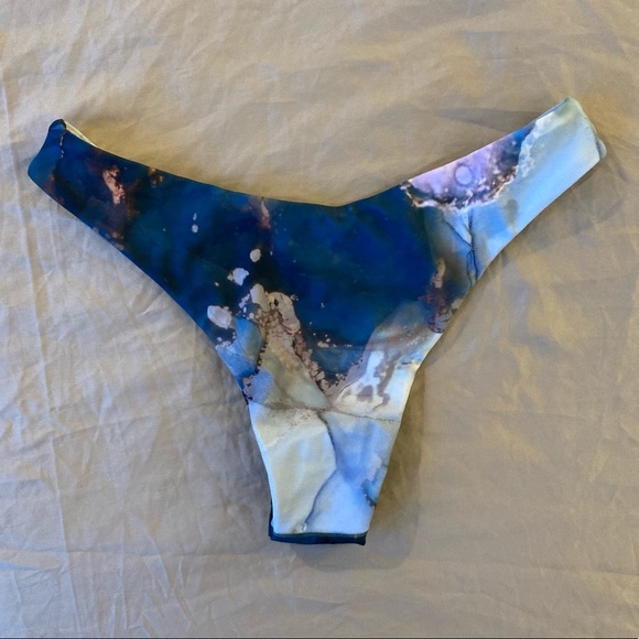 Blue Marble Bikini Bathing Suite - Picture 6 of 7